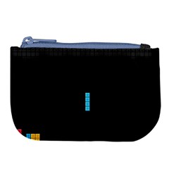 Tetris Game Large Coin Purse by Cendanart