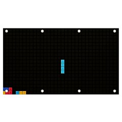 Tetris Game Banner And Sign 7  X 4  by Cendanart