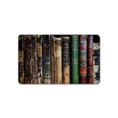 Assorted Color Books Old Macro Magnet (name Card) by Cendanart