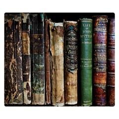 Assorted Color Books Old Macro Premium Plush Fleece Blanket (small) by Cendanart