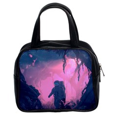 Beeple Astronaut Spacesuit 3d Digital Art Artwork Jungle Classic Handbag (two Sides) by Cendanart