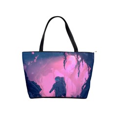 Beeple Astronaut Spacesuit 3d Digital Art Artwork Jungle Classic Shoulder Handbag by Cendanart