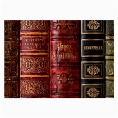 Books Old Large Glasses Cloth (2 Sides) by Cendanart