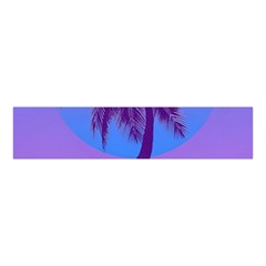 Palm Tree Vaporwave Synthwave Retro Style Velvet Scrunchie by Cendanart