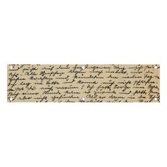 Close Up Photo Of Black Text Old Handwriting Leave Old Script Banner And Sign 4  X 1  by Cendanart