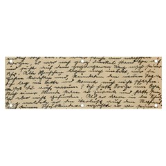 Close Up Photo Of Black Text Old Handwriting Leave Old Script Banner And Sign 6  X 2  by Cendanart