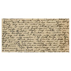 Close Up Photo Of Black Text Old Handwriting Leave Old Script Banner And Sign 8  X 4  by Cendanart