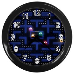 Retro Games Wall Clock (black) by Cendanart