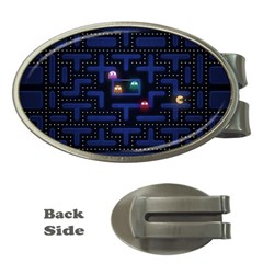 Retro Games Money Clips (oval)  by Cendanart