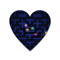 Retro Games Heart Magnet