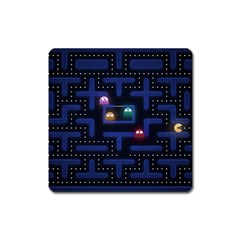 Retro Games Square Magnet