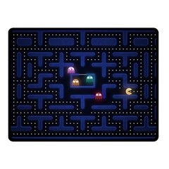 Retro Games Two Sides Fleece Blanket (small) by Cendanart