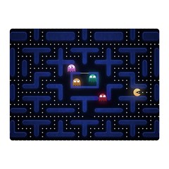 Retro Games Two Sides Premium Plush Fleece Blanket (mini) by Cendanart