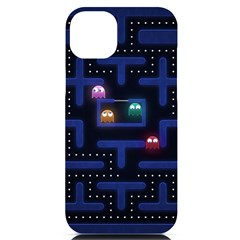 Retro Games Iphone 14 Plus Black Uv Print Case by Cendanart