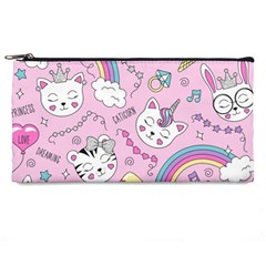 Beautiful Cute Animals Pattern Pink Pencil Case by Grandong