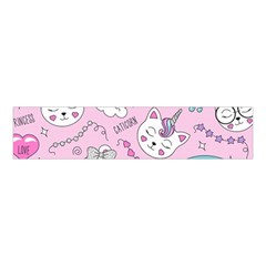 Beautiful Cute Animals Pattern Pink Velvet Scrunchie by Grandong