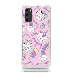 Beautiful Cute Animals Pattern Pink Samsung Galaxy S20 6 2 Inch Tpu Uv Case by Grandong