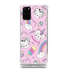 Beautiful Cute Animals Pattern Pink Samsung Galaxy S20plus 6 7 Inch Tpu Uv Case by Grandong