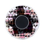 Cute Dog Seamless Pattern Background On-the-Go Memory Card Reader Front