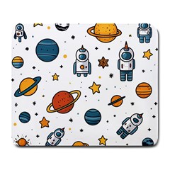 Set Cartoon Symbol Pattern Large Mousepad