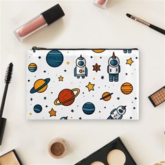 Set Cartoon Symbol Pattern Cosmetic Bag (medium) by Bedest