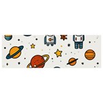 Set Cartoon Symbol Pattern Banner and Sign 9  x 3  Front