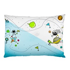 Astronaut Spaceship Pillow Case by Bedest