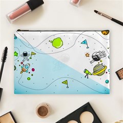 Astronaut Spaceship Cosmetic Bag (large) by Bedest