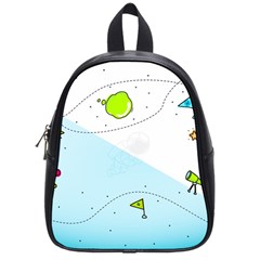 Astronaut Spaceship School Bag (small) by Bedest