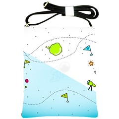 Astronaut Spaceship Shoulder Sling Bag by Bedest