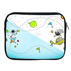 Astronaut Spaceship Apple Ipad 2/3/4 Zipper Cases by Bedest