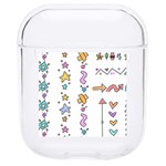 Doodles Border Letter Ornament Hard PC AirPods 1/2 Case Front