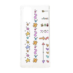 Doodles Border Letter Ornament Samsung Galaxy Note 20 Tpu Uv Case by Bedest