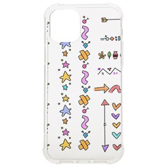 Doodles Border Letter Ornament Iphone 12/12 Pro Tpu Uv Print Case by Bedest