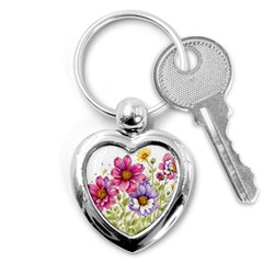 Flourish Colours Invitation Key Chain (heart) by Bedest