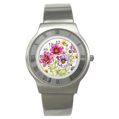 Flourish Colours Invitation Stainless Steel Watch by Bedest