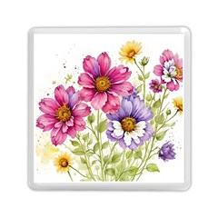 Flourish Colours Invitation Memory Card Reader (square) by Bedest