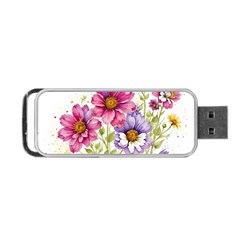 Flourish Colours Invitation Portable Usb Flash (two Sides) by Bedest