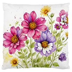 Flourish Colours Invitation Standard Premium Plush Fleece Cushion Case (one Side) by Bedest