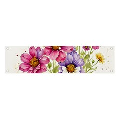 Flourish Colours Invitation Banner And Sign 4  X 1  by Bedest