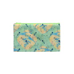 Background School Doodles Graphic Cosmetic Bag (xs) by Bedest