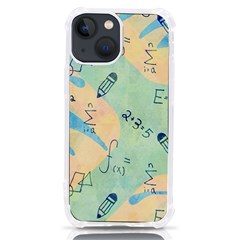 Background School Doodles Graphic Iphone 13 Mini Tpu Uv Print Case by Bedest