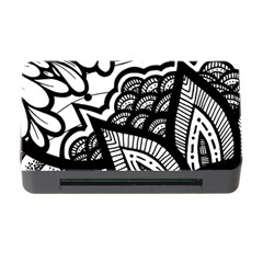 Flower Mandala Pattern Doodle Memory Card Reader With Cf by Bedest