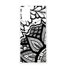 Flower Mandala Pattern Doodle Samsung Galaxy Note 20 Tpu Uv Case by Bedest