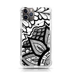 Flower Mandala Pattern Doodle Iphone 11 Pro 5 8 Inch Tpu Uv Print Case by Bedest