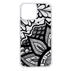 Flower Mandala Pattern Doodle Iphone 13 Pro Max Tpu Uv Print Case by Bedest