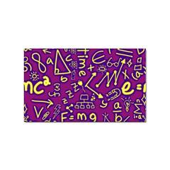 Background Doodles Math Sticker Rectangular (100 Pack) by Bedest