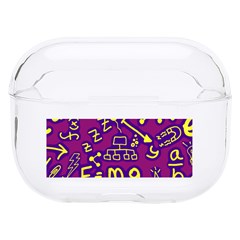 Background Doodles Math Hard Pc Airpods Pro Case by Bedest