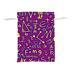 Background Doodles Math Lightweight Drawstring Pouch (s) by Bedest