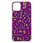 Background Doodles Math iPhone 12/12 Pro TPU UV Print Case Front